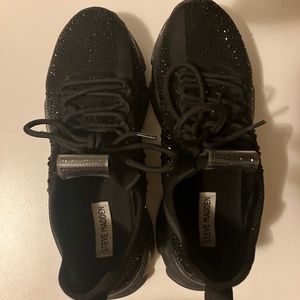 Steve Madden MAXIMA BLACK RHINESTONES
